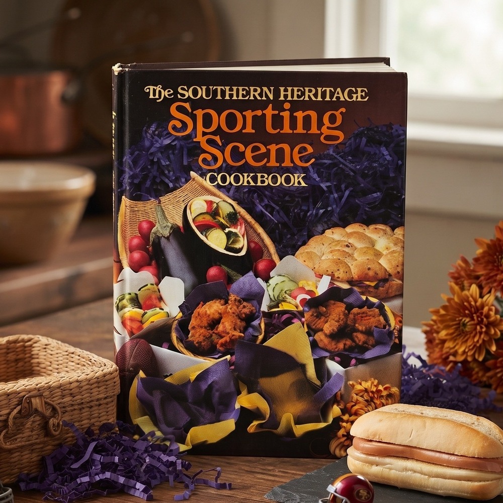 Oxmoor House The Southern Heritage Sporting Scene Cookbook Hardcover Vintage